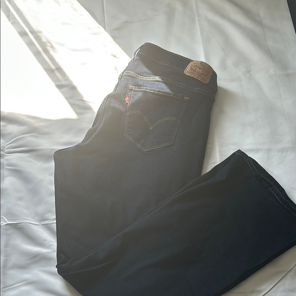 Shaping Bootcut Jeans in Dark Blue - Picture 5 of 6